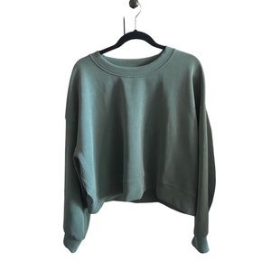 Lululemon Softstream Perfectly Oversized Cropped Crew | Size 12